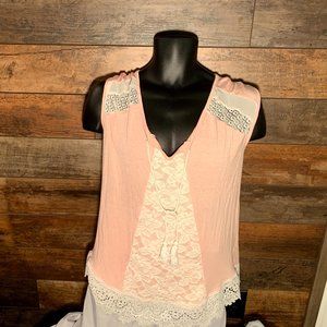 baby pink women's blouse